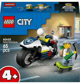 City Verfolgungsjagd mit dem Polizeimotorrad