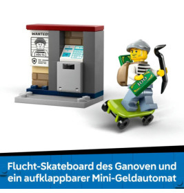 City Verfolgungsjagd mit dem Polizeimotorrad