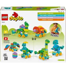 Duplo Dinos auf Rädern 3-in-1-Set