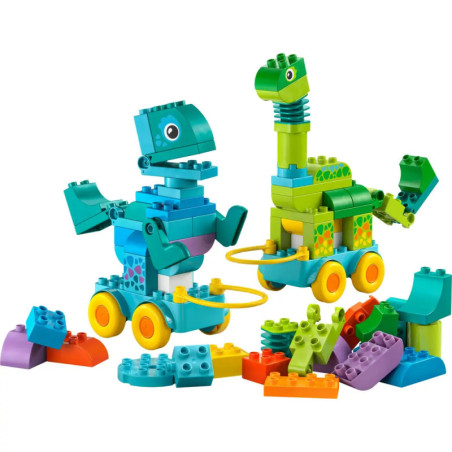 Duplo Dinos auf Rädern 3-in-1-Set