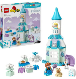 LEGO DUPLO Disney Frozen Schloss mit Anna, Elsa, Olaf, Tieren und Zubehör für Kinder ab 2 Jahren.