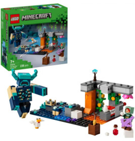 LEGO Minecraft Set mit Wächter, Höhlenszene, Huhn und Box mit 238 Teilen für Kinder ab 7 Jahren.