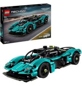 LEGO Technic Aston Martin Set mit Box, türkis-schwarz, 707 Teile, geeignet für Kinder ab 9 Jahren.