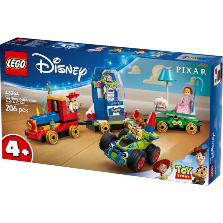 Disney Partyzug und das Auto RC aus Toy Story