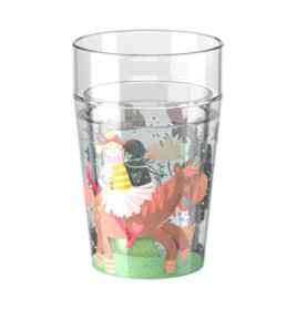 Glitzerbecher, Prinzessin & Pferd 1