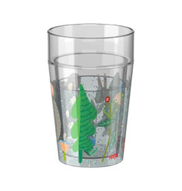 Glitzerbecher, Wald