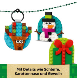 Verschiedene Christbaum- anhänger