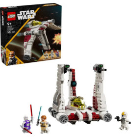 LEGO Star Wars Set: Republikfahrzeug, drei Minifiguren, Box mit 567 Teilen, geeignet ab 9 Jahren.