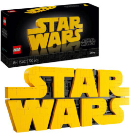 LEGO Star Wars Set mit gelbem STAR WARS Logo, Box, 700 Teile, empfohlen ab 18 Jahren.