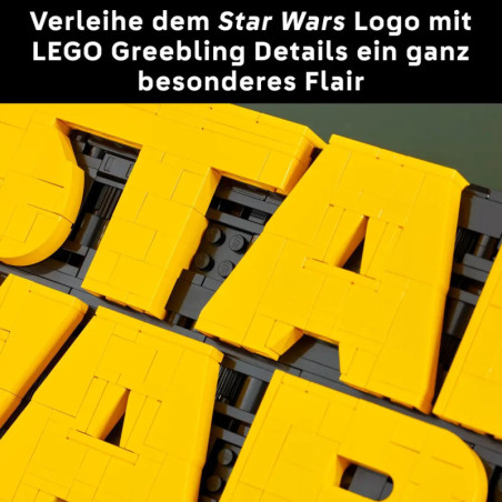 SW Star Wars™ Logo aus LEGO Steinen