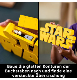 SW Star Wars™ Logo aus LEGO Steinen