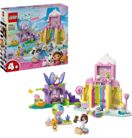 LEGO Gabbys Dollhouse Set mit 263 Teilen, bunten Spielfiguren und Schachtel, geeignet ab 4 Jahren.