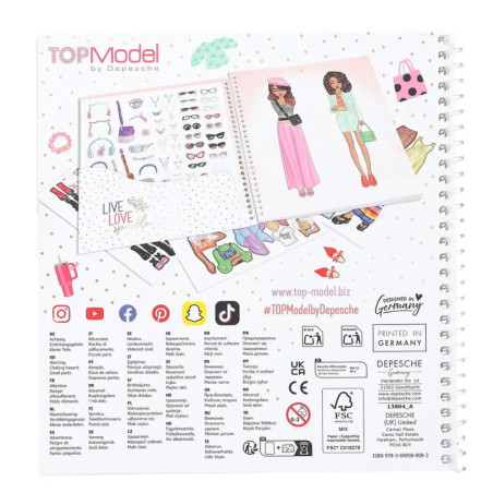 TOPModel Dress Me Up Stickerbuch