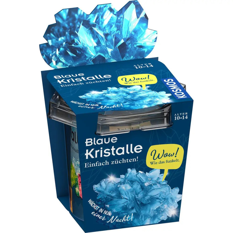 Blaue Kristalle selbst züchten