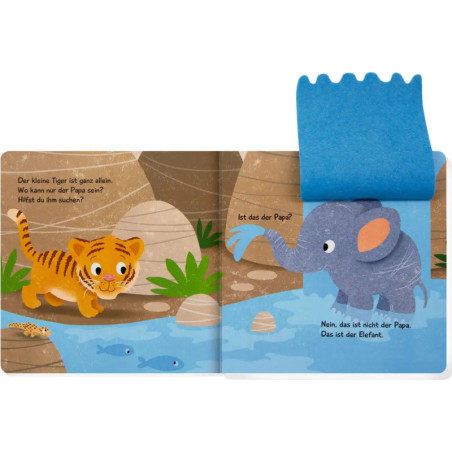 Wo ist Papa, kleiner Tiger?