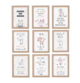 Sprüche für Katzenliebhaber im Rahmen