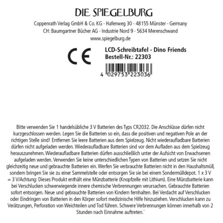 LCD-Schreibtafel - Dino Friend