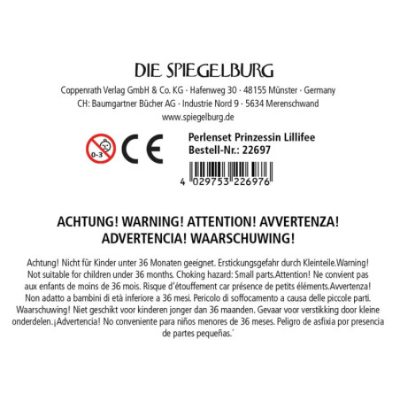 Perlenset Blume - Prinzessin Lillifee