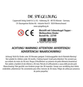 Bleistift mit Schneekugel-Topp er - Winter