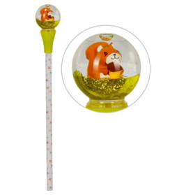 Bleistift mit Schneekugel-Topp er - Winter