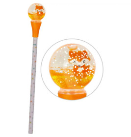 Bleistift mit Schneekugel-Topp er - Winter