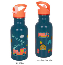 Edelstahlflasche Feuerwehr -