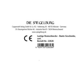 Lustige Rennschnecke - Bunte Geschenke