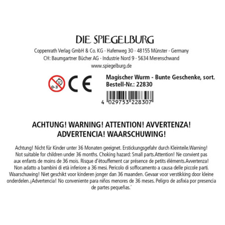 Magischer Wurm - Bunte Geschenke, sortiert