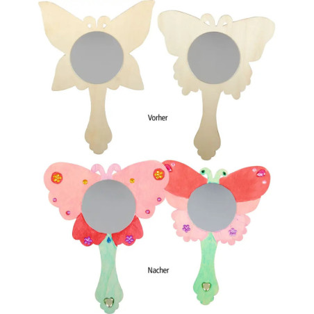 Handspiegel zum Selbstgestalten - Prinzessin L