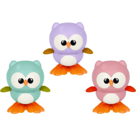 Aufzieh-Eule - Wintertiere im Weihnachts