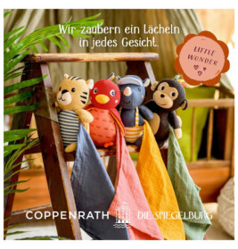 Kuscheltier mit Schnuffeltuch Affe - Little Wonder