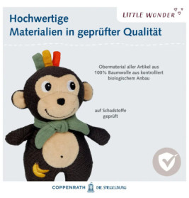 Knistertier Affe - Little Wond er