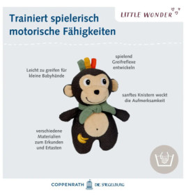 Knistertier Affe - Little Wond er