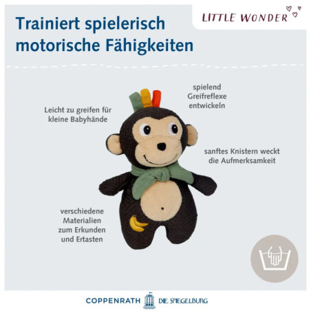 Knistertier Affe - Little Wond er