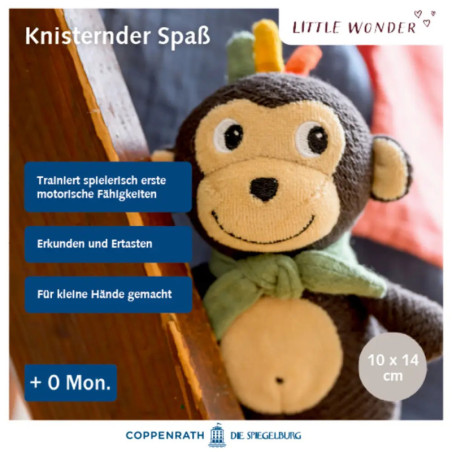 Knistertier Affe - Little Wond er