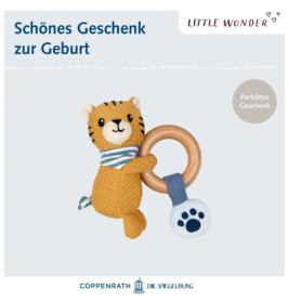 Holz-Ringrassel Tiger - Little Wonder