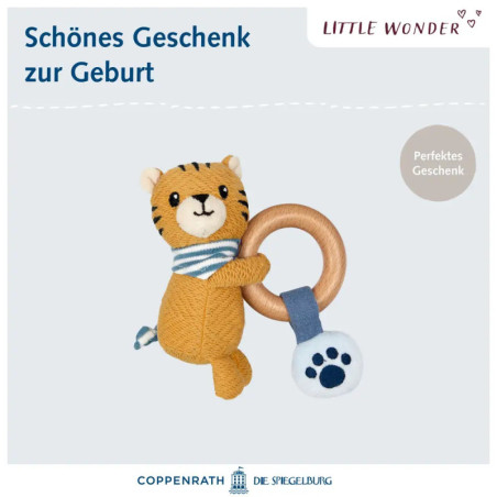 Holz-Ringrassel Tiger - Little Wonder