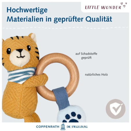 Holz-Ringrassel Tiger - Little Wonder