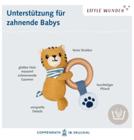 Holz-Ringrassel Tiger - Little Wonder