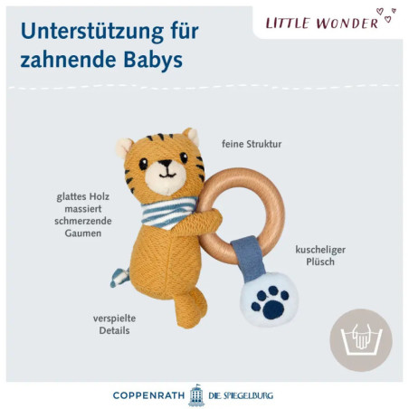 Holz-Ringrassel Tiger - Little Wonder