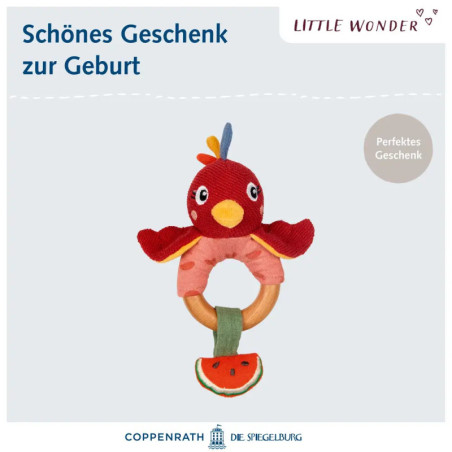 Holz-Ringrassel Paradiesvogel