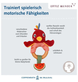 Holz-Ringrassel Paradiesvogel