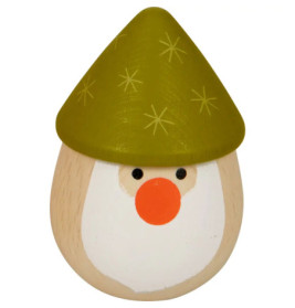 Rassel-Ei Santa - Wintertiere im Weihnac