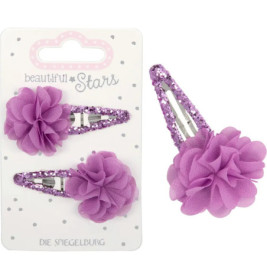 Haarclips Tüllblume - beautiful Stars, sortiert