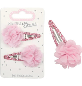 Haarclips Tüllblume - beautiful Stars, sortiert