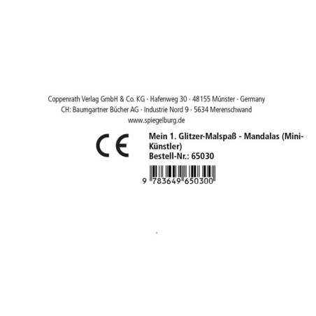 Mein 1. Glitzer-Malspass: Man