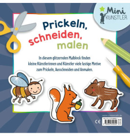Mein 1.Glitzer-Malspaß Schneiden+Prickeln: W