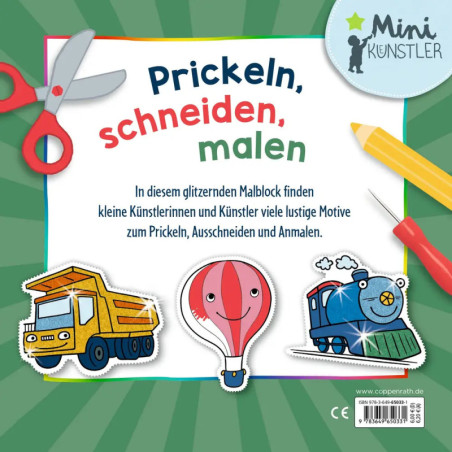 Mein 1.Glitzer-Malspaß Schneiden+Prickeln: F