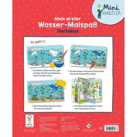 Mein 1. Wasser-Malspaß: Tierbabys (Mini-
