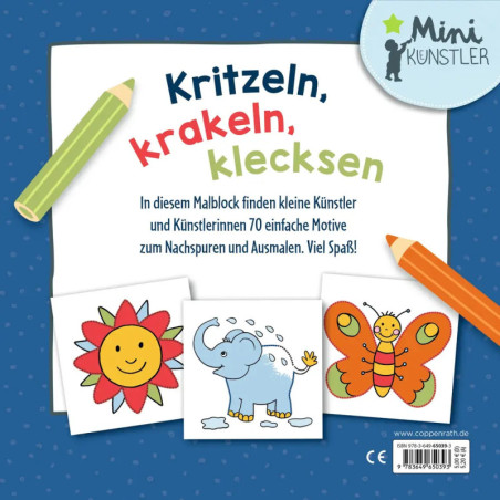 Mein allererster Ausmalspaß: 70 Punkt-zu-Punkt